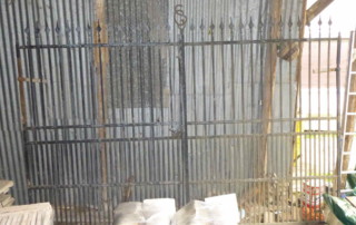Cancello in ferro battuto antico 2