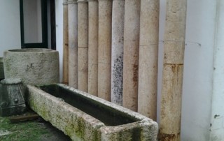colonne in marmo bianco di verona