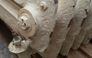 termosifoni in ghisa antichi liberty materiali di recupero 1